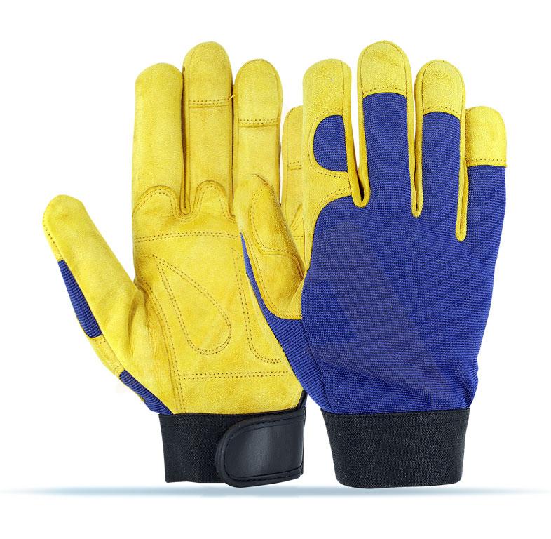 synthetic leather gloves