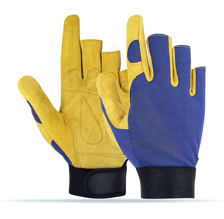 synthetic leather gloves