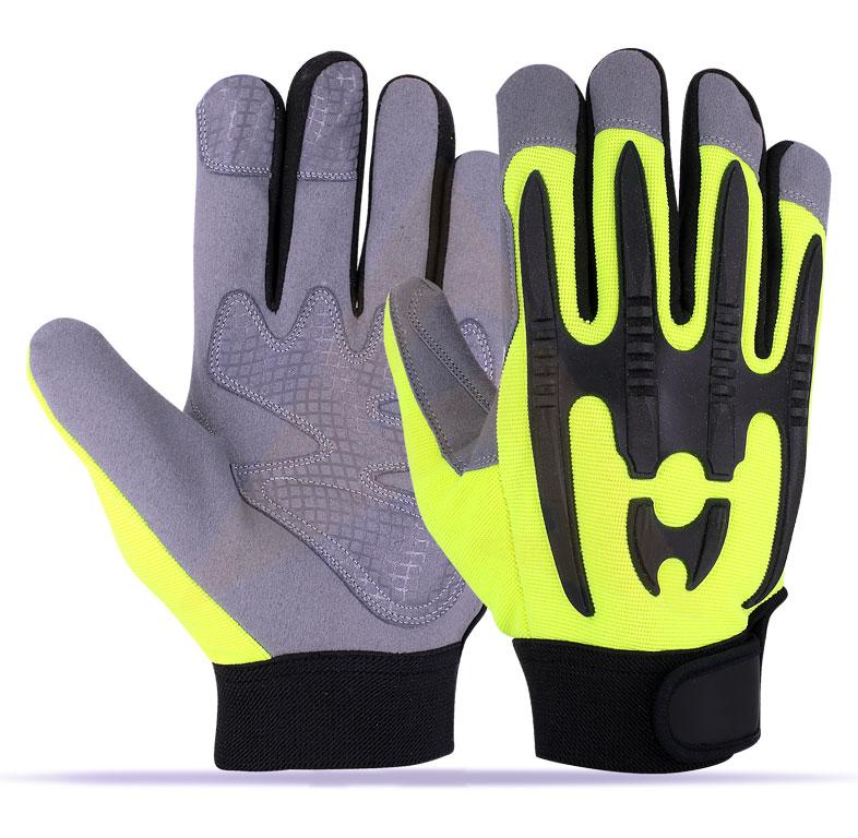 synthetic leather gloves